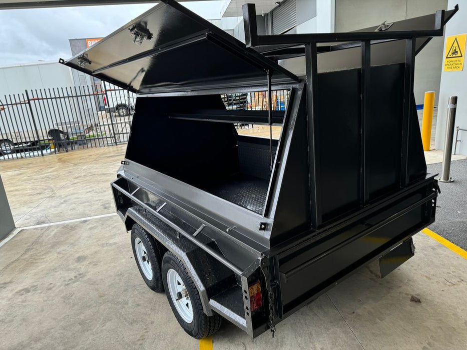 8x5 Tradesman Trailer 2 Piece Design Side Doors - 2 Ton