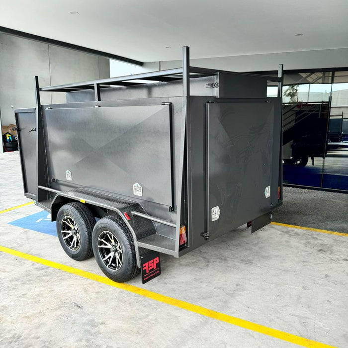 8x5 Tradesman Trailer One piece Square Design, 2 Ton