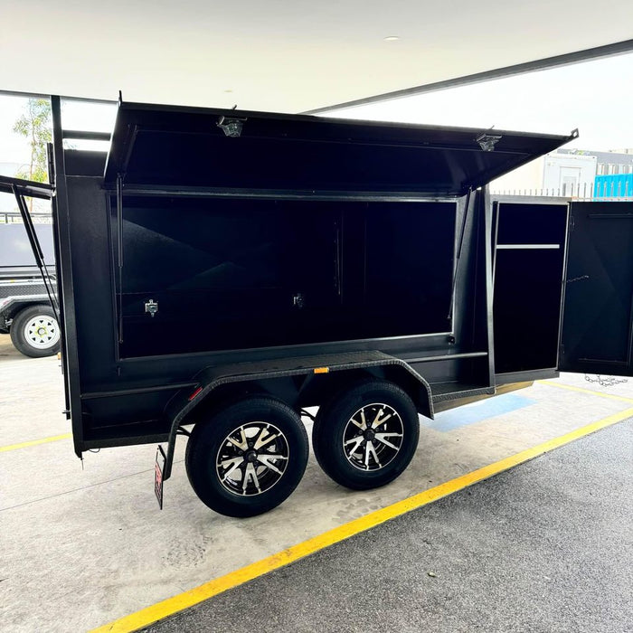 8x5 Tradesman Trailer One piece Square Design, 2 Ton