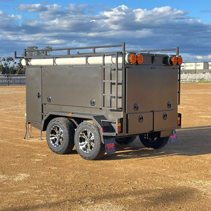 8x5 Single Piece Square Top Tradesman Trailer with Alloy Wheels 2800 KG GVM