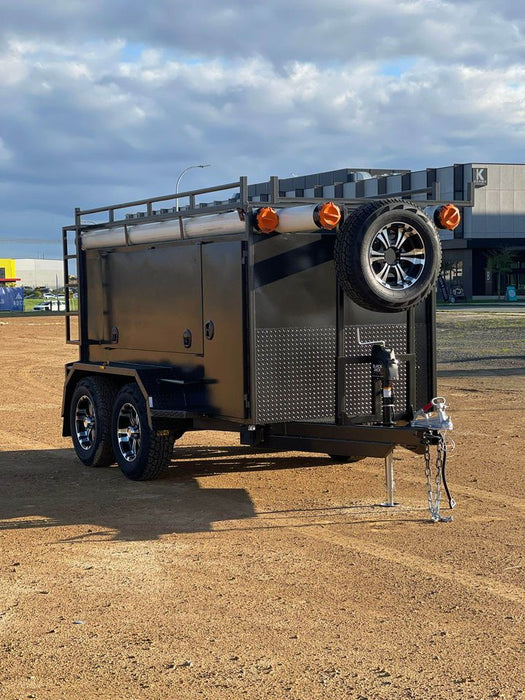 8x5 Single Piece Square Top Tradesman Trailer with Alloy Wheels 2800 KG GVM