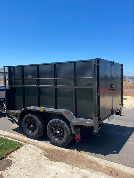 2024 FSP 10'x6' tipper tandem trailer with slide in ramps and 1.5 m high sides - 4 ton gvm