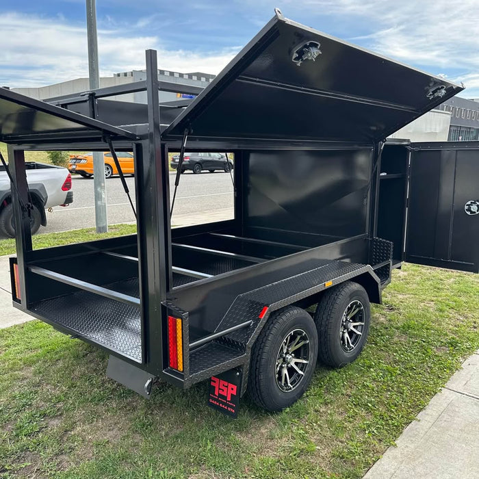 2024 FSP 8x5 tandem tradesman trailer one pc square design, 2 t gvm