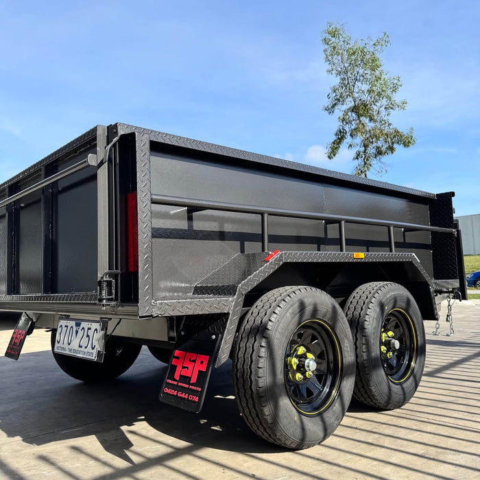 2024 FSP 8x5 tipper tandem trailer with 600mm high sides -2 ton gvm