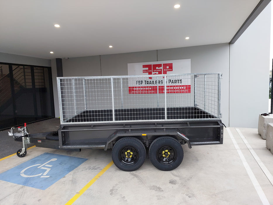 12x6 Tandem Axle Box Trailer with Cage