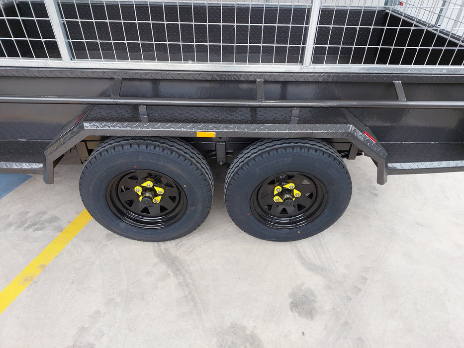 12x6 Tandem Axle Box Trailer with Cage