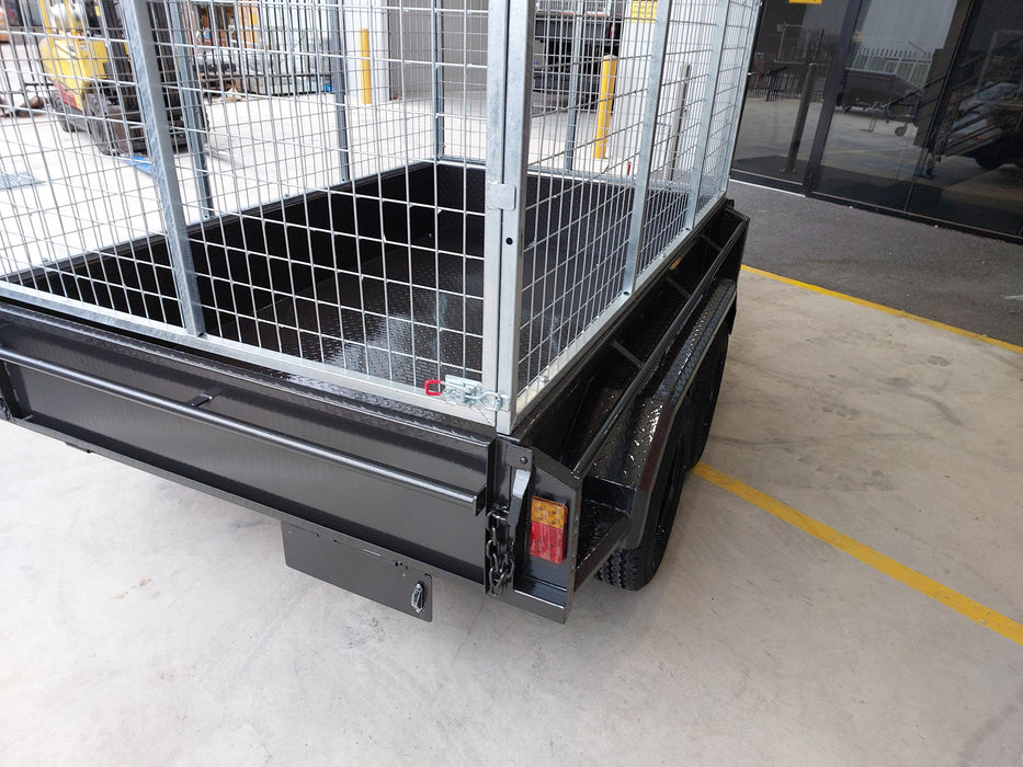 9x5 Tandem Axle Box Trailer with 900mm Cage