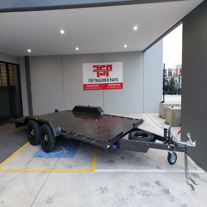 14'x6.6" Beaver Tail Car Trailer