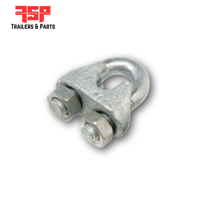 Cable Clamp 8mm Galvanised