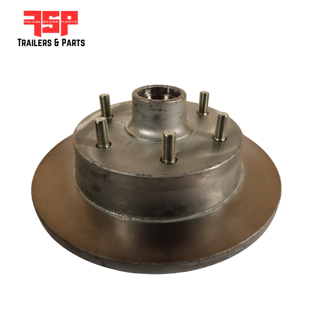 Hub Disc HT SL Bearings Complete with Dust Cap, Marine Seal & Wheel Nuts Galvanised