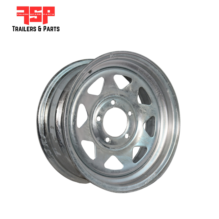 14x6" Ford Galvanised Sunraysia Rim