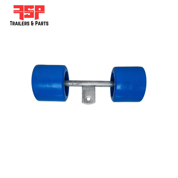 Wobble Roller Double Blue Assembly